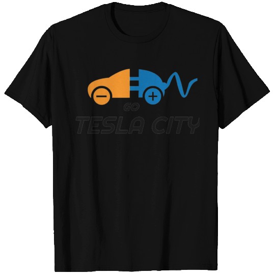 Go Tesla City that design is unique. T-shirt