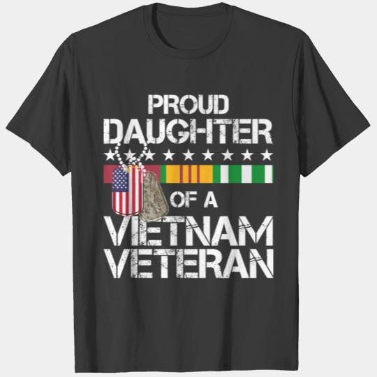 Proud Daughter Of A Vietnam Veteran T-shirt