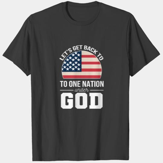 Bible Psalm Christian Verse One Nation Under God T-shirt