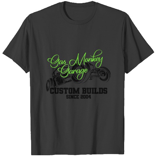 Gas Monkey Garage Tshirt Custom Builds T-shirt