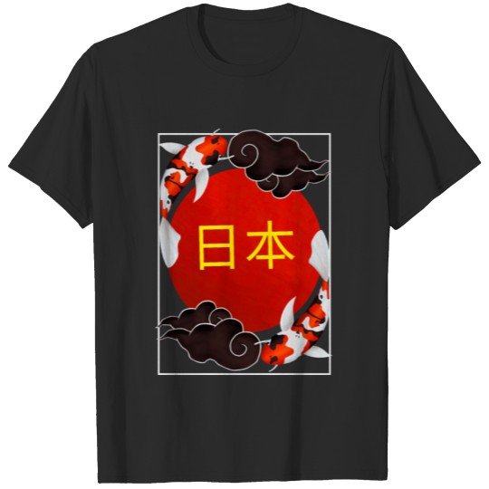 Discover Japan Nihon - Aesthetic koi fish T-shirt