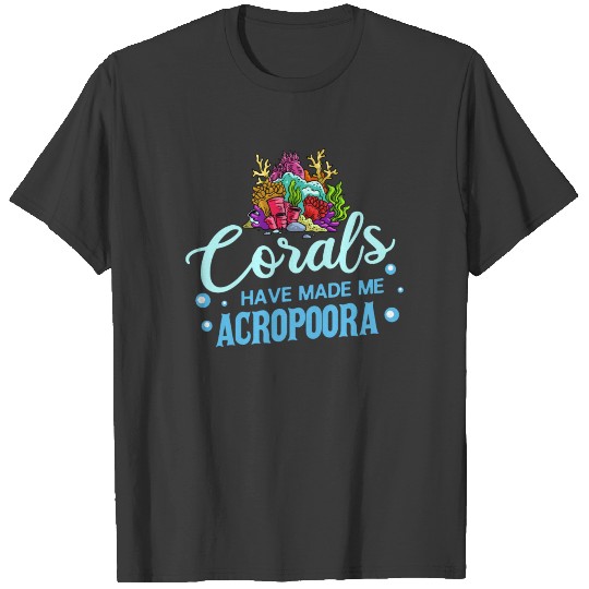 Coral Frag Gift Reef Aquarium Fish Tank Aquarist T-shirt