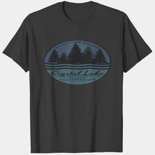 Crystal Lake Camp Counselor Distressed Adventure T-shirt