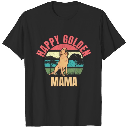 Discover Happy Golden Mama T-shirt