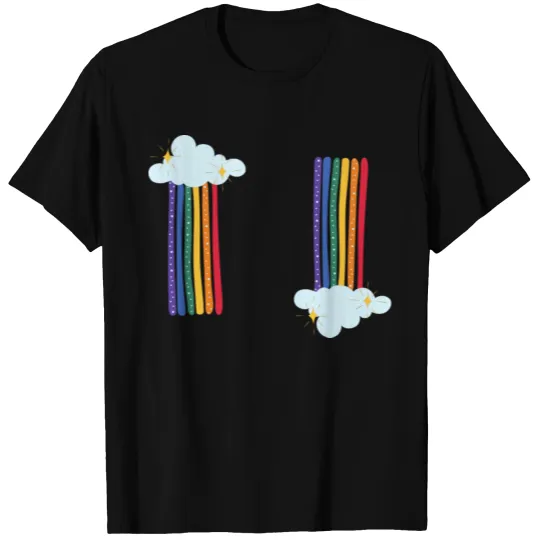 Rainbows Clouds Stars T-shirt