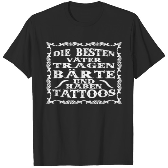 Discover Father with beard and tattoos T-shirt