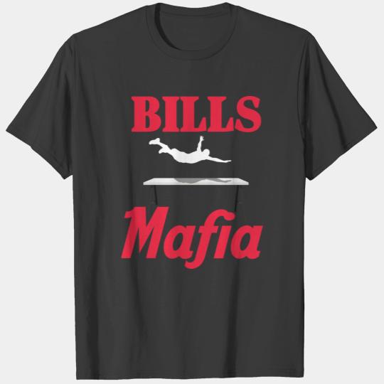 Bills Mafia Jump on table slamming sport casual T-shirt