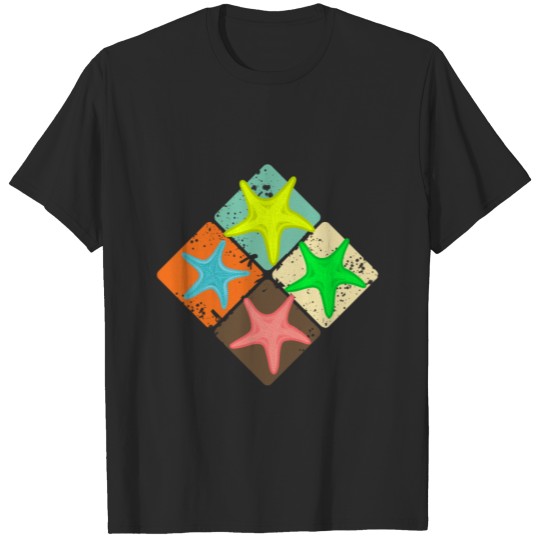 Discover Starfish Colorful T-shirt