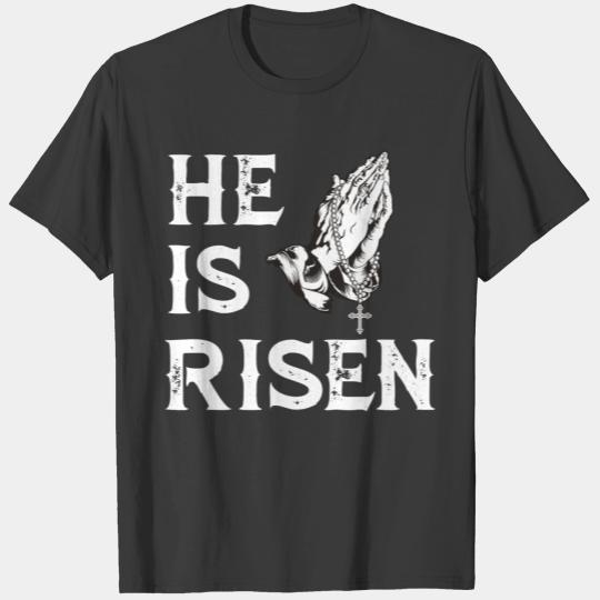 He Is Risen Shirt For Jesus Christ Christians Gift T-shirt