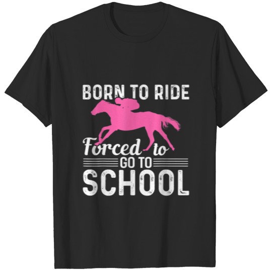 Discover Horseback Riding Girl Funny Horse Girl T-shirt