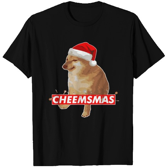 Cheems Cheemsmas Christmas Sweater Doge Meme Desig T-shirt