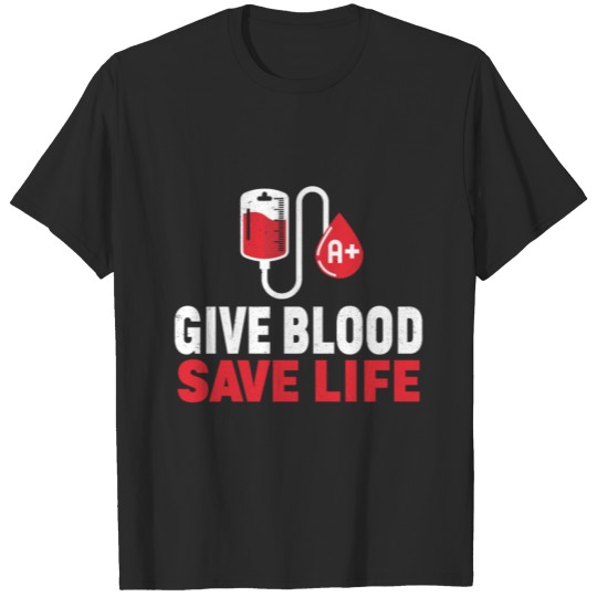 Discover Give Blood Save Life Blood Donation Awareness T-shirt