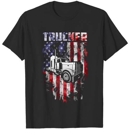 Discover American Trucker T-shirt