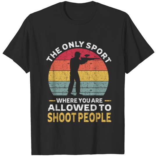Discover Sport Allowed To Shoot People Paint Airsoft T-shirt