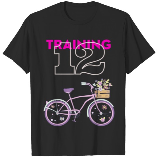 Discover Cute bicycle design T-shirt