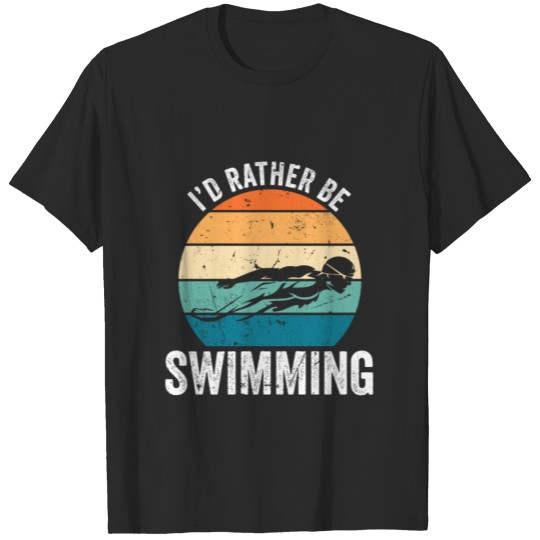 Discover Swimming Swimmer Lifeguard Swimsport T-shirt