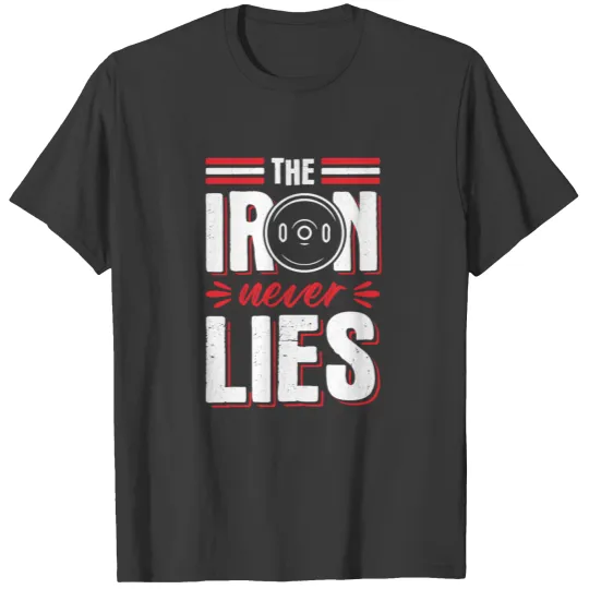 fitness slogan gym T-shirt