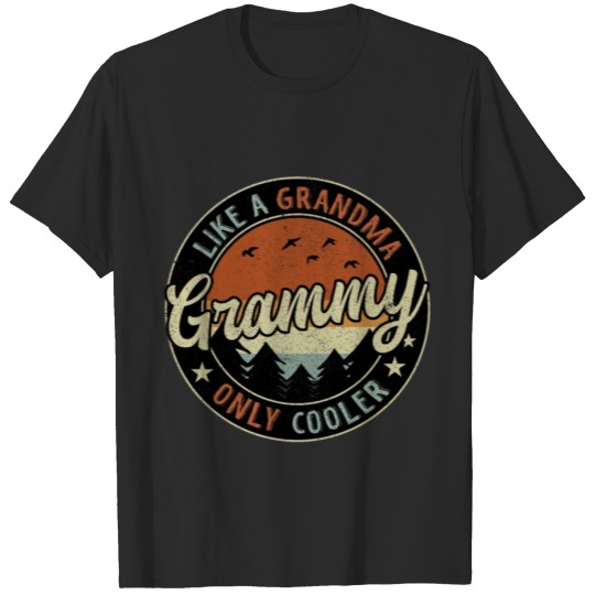 Discover Grammy Like A Grandma Only Cooler T-shirt