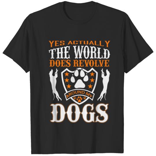Discover dog design T-shirt