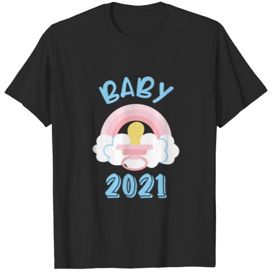Discover Baby 2021 Pacifier Birth Announcement Family T-shirt