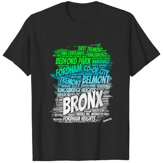 Discover Boogie Down Bronx New York City Pride Map Area Lik T-shirt