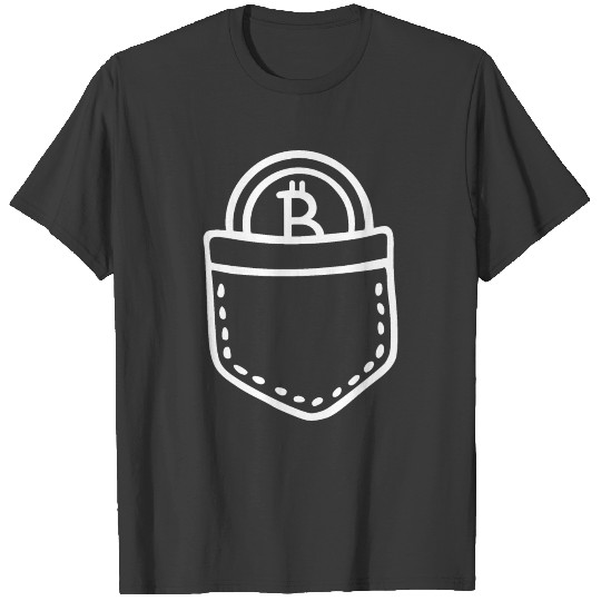 Bitcoin Pocket T-shirt