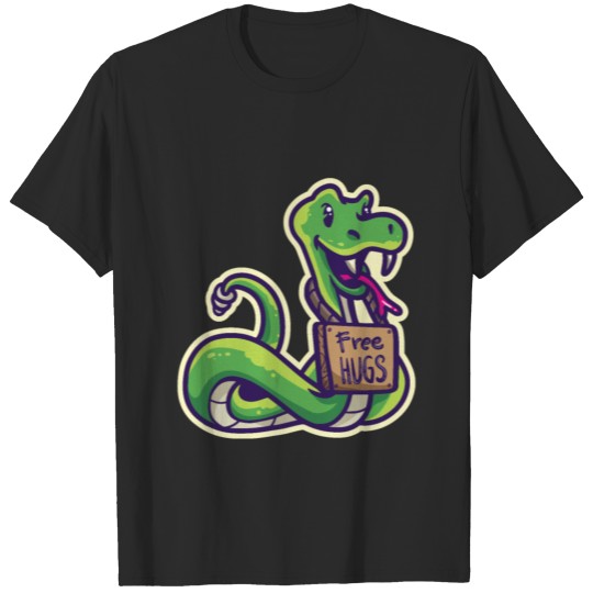 Discover Snake Free Hugs T-shirt