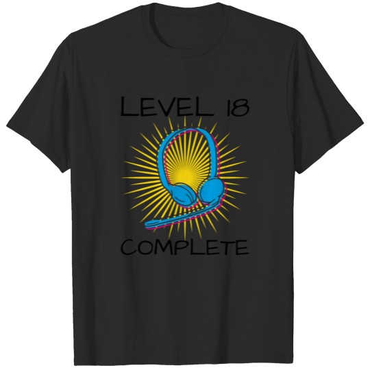 Discover Level complete birthday parties years gift T-shirt