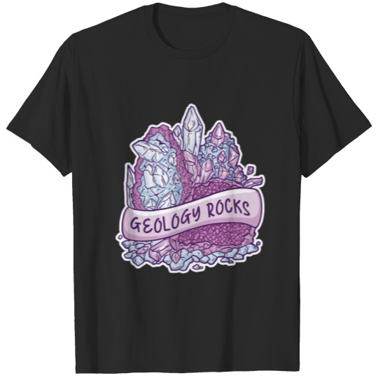 Discover geology rocks T-shirt