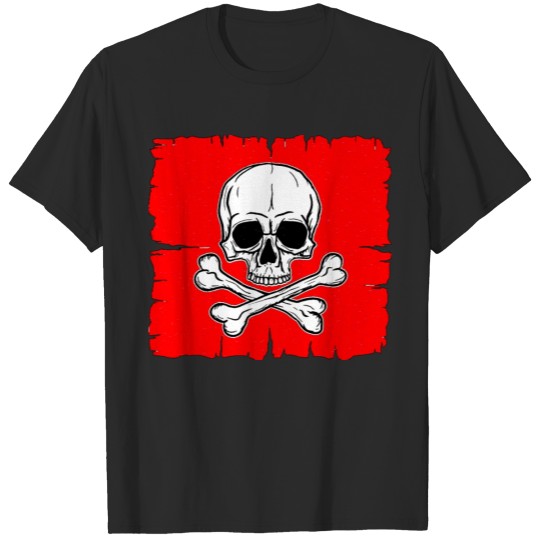 skull retro T-shirt