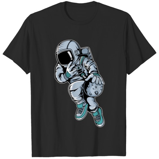 Discover Astronaut Basketball Champion T-shirt