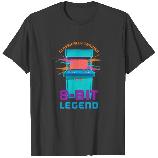 Retro Gamer - 8Bit Legend - Arcade - pos T-shirt