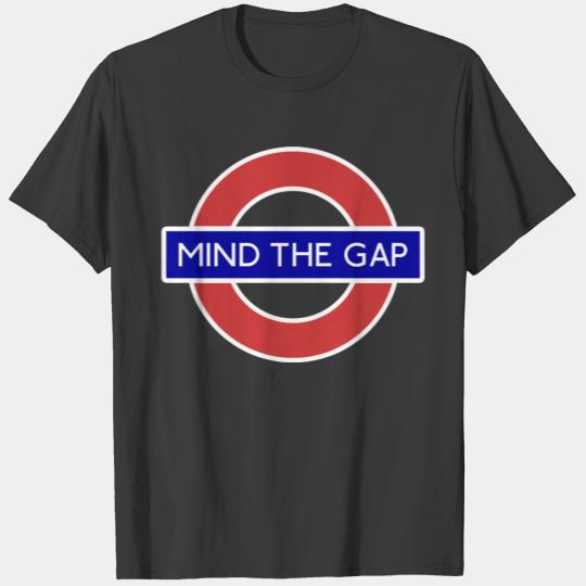 London Souvenir Mind The Gap Underground Tube T-shirt