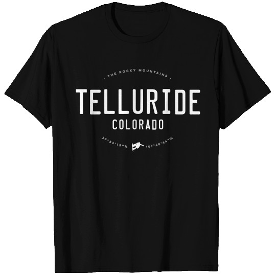 Telluride Colorado Graphic Distressed Vintage Snow T-shirt