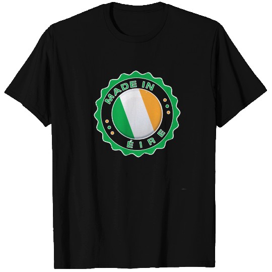 Made in ÉIRE Modern Seal ÉIRE Flag product T-shirt
