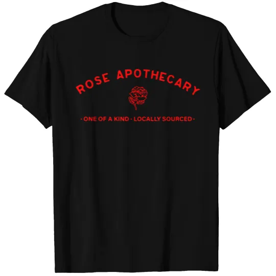 rose apothecary red T-shirt