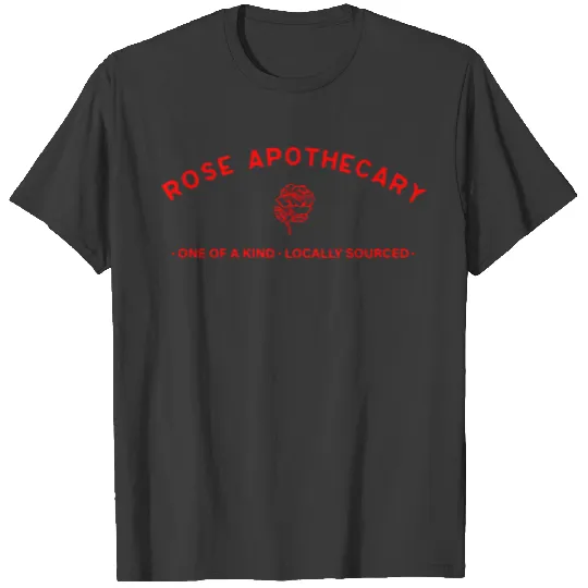 rose apothecary red T-shirt