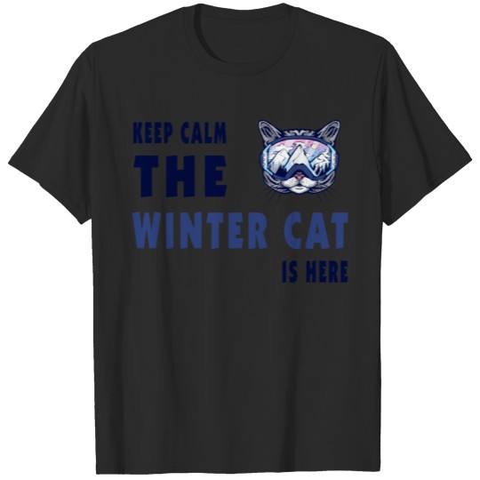 Discover Keep Calm the Winter Cat is here / Gift Idea T-shirt