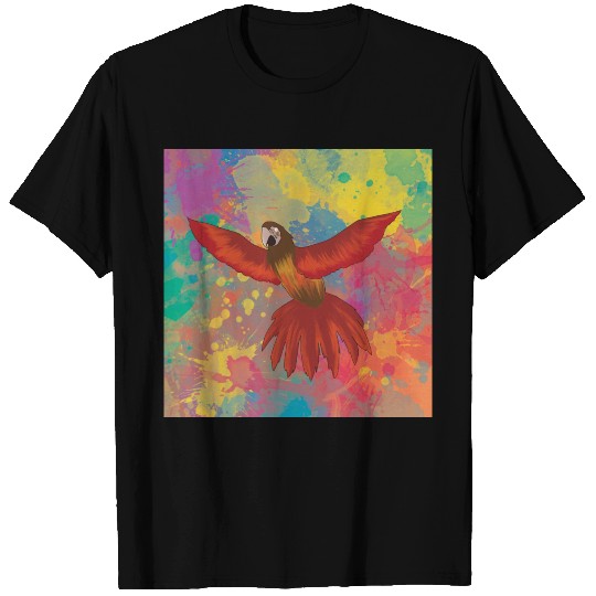 Birdwatching Pattern Bird Abstract Nature Lover T-shirt