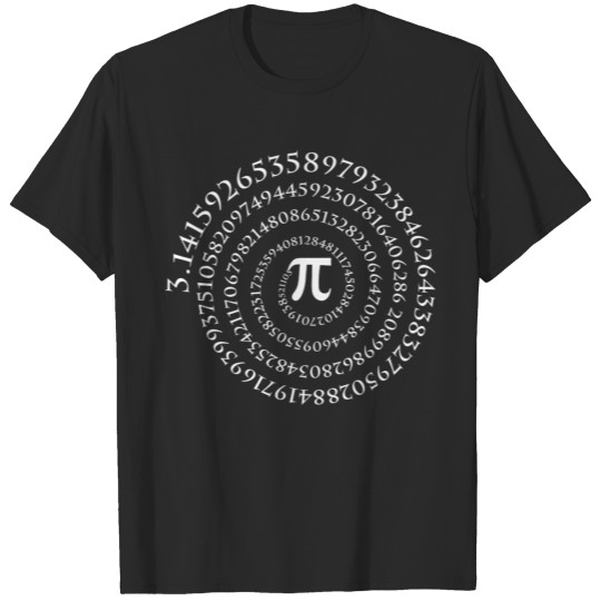 Pi Day 3 14 Pi Number Symbol Math Science Geek Gif T-shirt