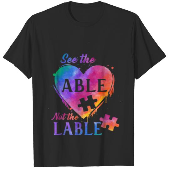 Discover Autism Awareness Able T-shirt
