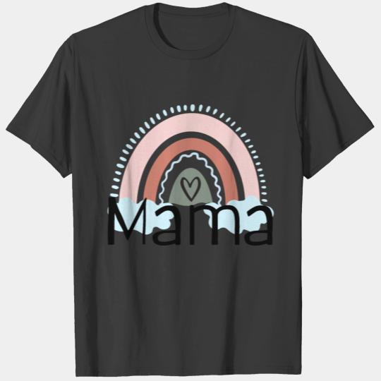 Mommy and Me Mother Daughter Rainbow Mother's Day T-shirt