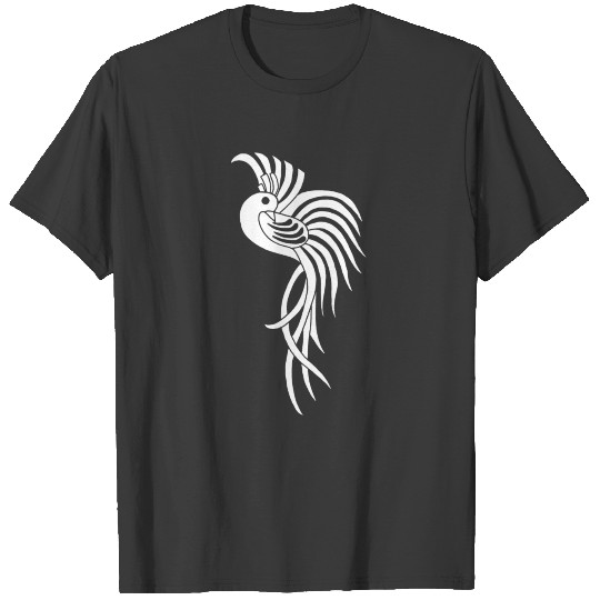 White bird of paradise T-shirt