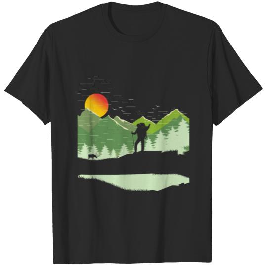 Discover Hiking Landscape T-shirt