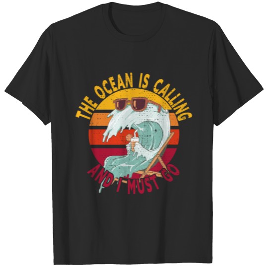 Discover The Ocean Is Calling And I Must Go Summer Beach T-shirt