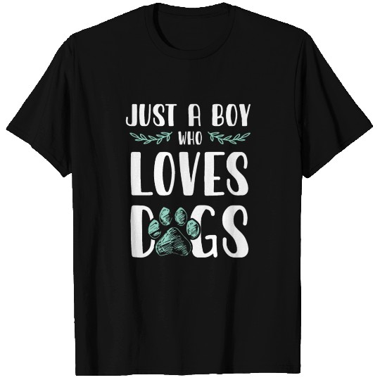 dog loves love T-shirt