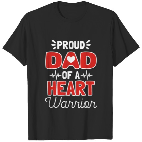 Discover Heart Warrior's Dad Heart Valve Surgery Survivor T-shirt