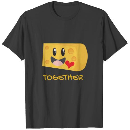 Mac & Cheese Better Together Couple Matching Gift T-shirt