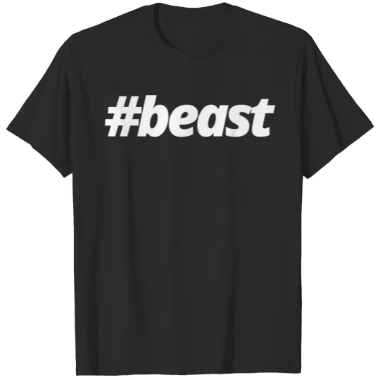 Discover Beast Beast workout gym T-shirt