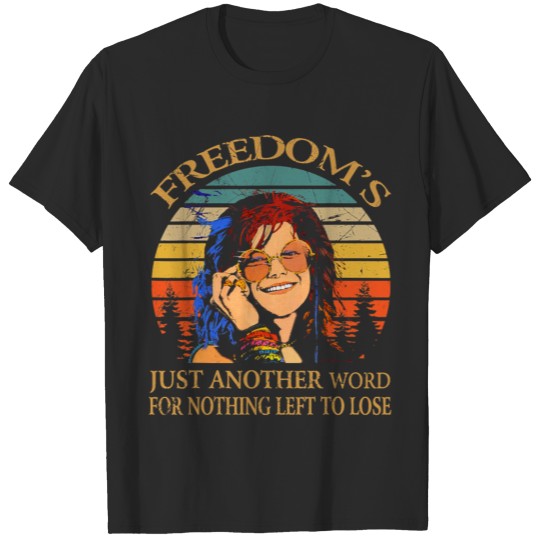 Discover Freedom s Just Another Word Vintage Janis Arts T-shirt